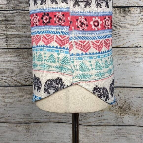 Gaze USA short sleeve Top Tee Elephant Print S - Picture 5 of 10